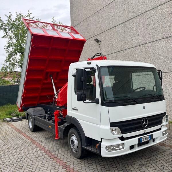 Mercedes Atego 815 - ribaltabile e gru
